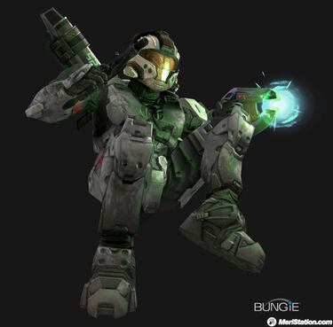 Halo 3, armaduras y armas en artworks