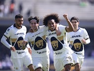 during the 1st round match between Pumas UNAM and Queretaro as part of the Liga BBVA MX, Torneo Clausura 2026 at Olimpico Universitario Stadium, on January 11, 2026 in Mexico City, Mexico.