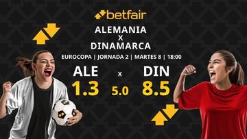 Alemania vs. Dinamarca: horario, dónde ver, pronósticos y clasificación