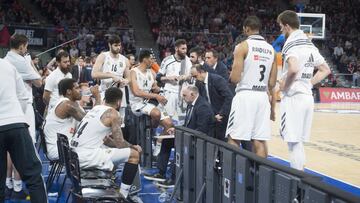 Pablo Laso, en un tiempo muerto.