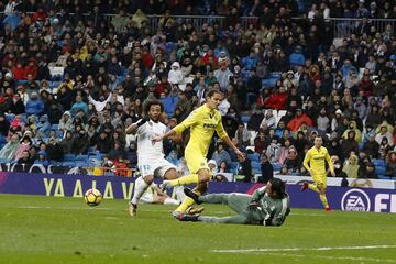 Fornals marca el 0-1 tras el rechace de Keylor Navas al tiro de Ünal.