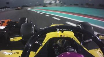 Adelantamiento a Ricciardo en Abu Dhabi 2019