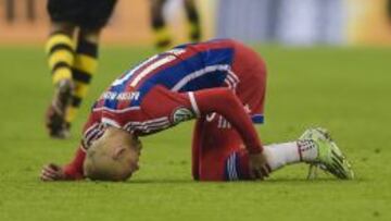 Robben, lesionado.