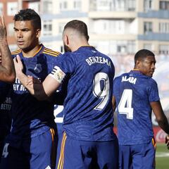 Three for Courtois, one for the ref