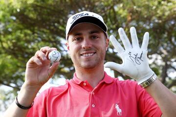 Justin Thomas, tras sus 59 golpes.