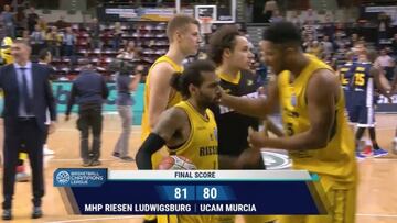 El Ludwigsburgo provoca la primera derrota europea del UCAM