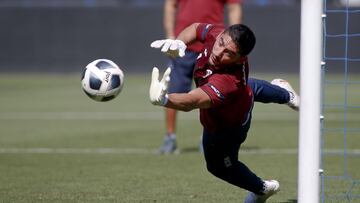 Jesús Corona durante el Campeón de Campeones