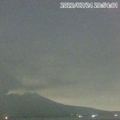 Japón, en alerta máxima: entra en erupción el volcán Sakurajima