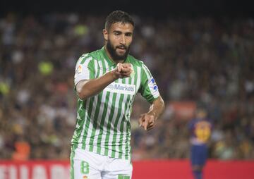 0-1. Nabil Fekir celebr¨® el primer gol.