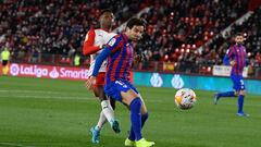 Toño García, durante el Almería - Eibar de la temporada pasada.