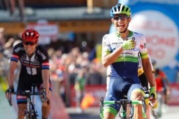 Esteban Chaves protagonista de la etapa reina