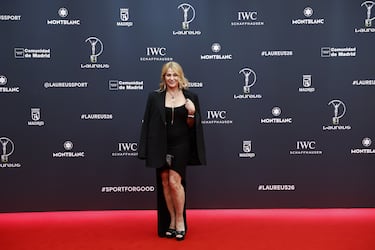 La ex gimnasta y miembro de la Academia Laureus, Nadia Comaneci.