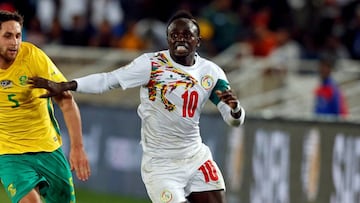 Man&eacute; con la Selecci&oacute;n de Senegal en las Eliminatorias a Rusia 2018