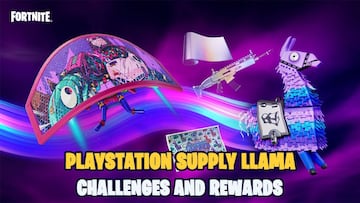 PlayStation Fortnite Supply Llama: challenges and rewards