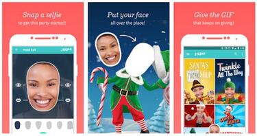 Apps para crear videos graciosos de Navidad con caras y música