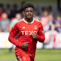 El Leganés sondea a Duk, ariete caboverdiano del Aberdeen