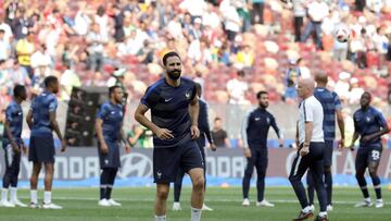 El amuleto de los futbolistas de Francia con Adil Rami que les ha dado el Mundial