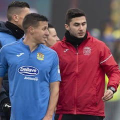 José Fran, baja de última hora del Fuenlabrada ante el Racing