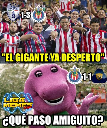 Los 25 mejores memes del empate entre Chivas y Pumas