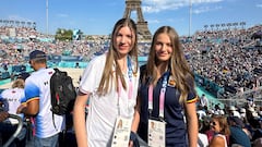 La Princesa Leonor y la Infanta Sofía disfrutan de los Juegos Olímpicos de París