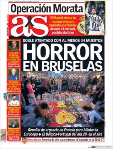 Portadas de la prensa mundial