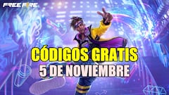 Free Fire | Códigos de hoy miércoles 5 de noviembre de 2025: recompensas gratis