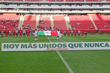 Así fueron los homenajes en Liga MX en memoria de las víctimas del sismo