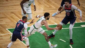 Los Celtics ganan con un her&oacute;ico Tatum y una gran segunda mitad. Pelear&aacute;n en primera ronda con los Nets y se reencontrar&aacute;n con Kyrie. Los Wizards se la jugar&aacute;n con Indiana.