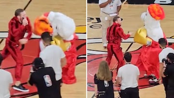 La mascota de Miami Heat, hospitalizada por estos golpes de McGregor