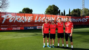 Saúl, Koke, Giménez y Oblak son los capitanes del Atlético.