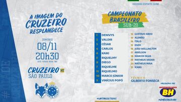 Un Cruzeiro con tres Riquelmes