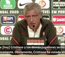 DT de Portugal y el detalle que revela cómo está Cristiano tras conocer su positivo