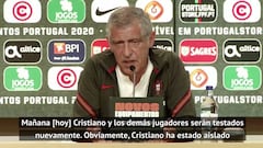 DT de Portugal y el detalle que revela cómo está Cristiano tras conocer su positivo