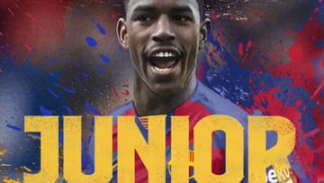 Oficial: Junior Firpo ya es del Barça hasta 2024