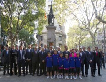 El Barça participa en la Diada