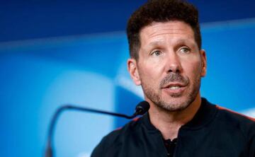 Atletico Madrid's Argentinian coach Diego Simeone