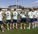 Primer entrenamiento en grupo de La Roja en una semana