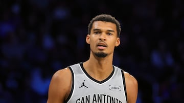 The Spurs giant spoke after he made an emphatic return to the court.