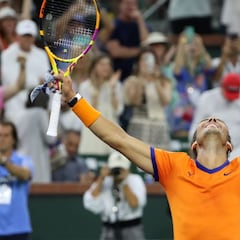 Nadal prevalece ante Alcaraz en un partido para la historia