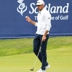 Cabrera Bello, a cuatro de la cabeza en el Open de Escocia