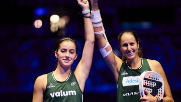 Claudia Fernández y Gemma Triay, vencedoras en Madrid.