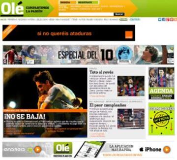 Portadas de la prensa extranjera