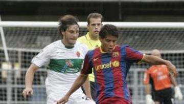 <b>LEGAL. </b>Dos Santos, en un partido de esta temporada ante el Elche.