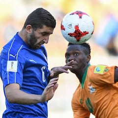 Italia pasa a semis tras derrotar a Zambia en la prórroga