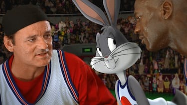 El final de ‘Space Jam’ sigue enfadando a Bill Murray: “Jordan es un chupón”