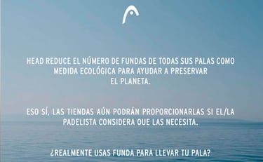 Head Padel apuesta por una línea respetuosa con el planeta