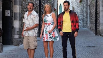 Adam Sandler, Jennifer Aniston y Luis Gerardo Méndez