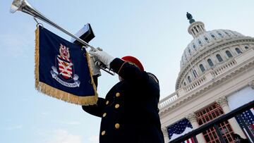 A rehearsal takes place ahead of the presidential inauguration of U.S. President-elect Donald Trump, at the U.S. Capitol in Washington, U.S., January 12, 2025. REUTERS/Elizabeth Frantz REFILE - CORRECTING YEAR FROM "2024" to "2025".