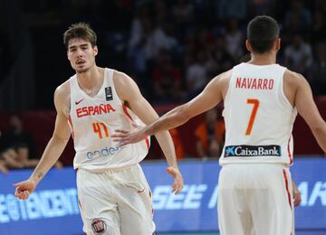 Juancho Hernang車mez y Juan Carlos Navarro.