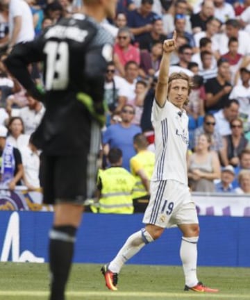 El 5-0 lo marc¨® Luka Modric.